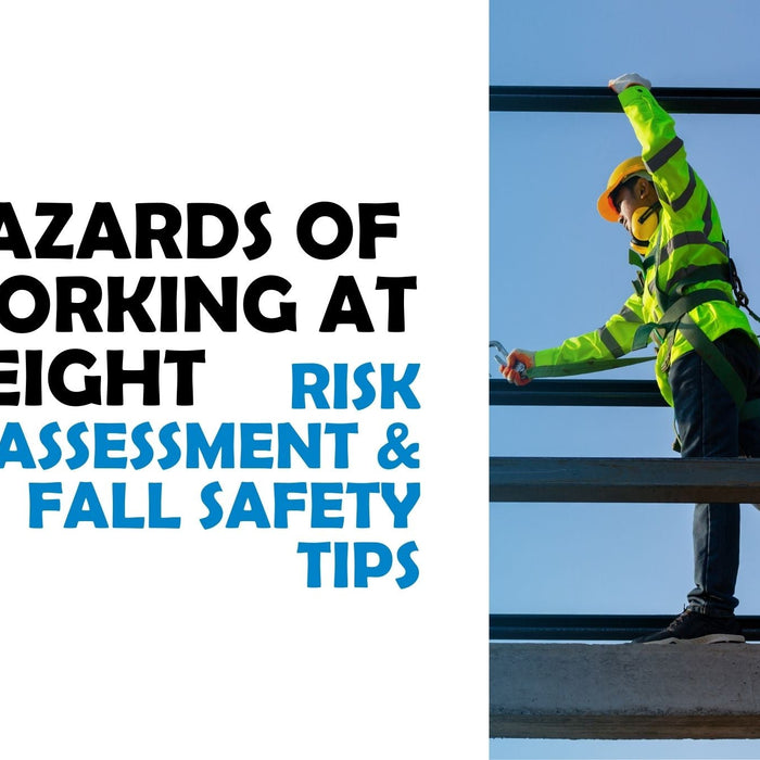 worker rappelling from heights using proper fall arrest equipment and systems