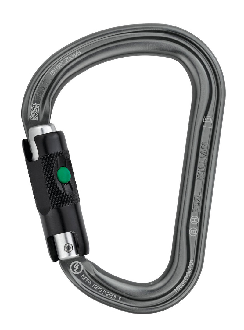 Petzl William Screw-Lock Carabiner - HMS Locking