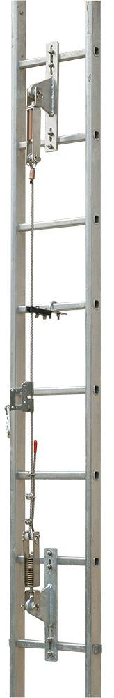 Stopcable fall protection ladder safety system for secure climbing
